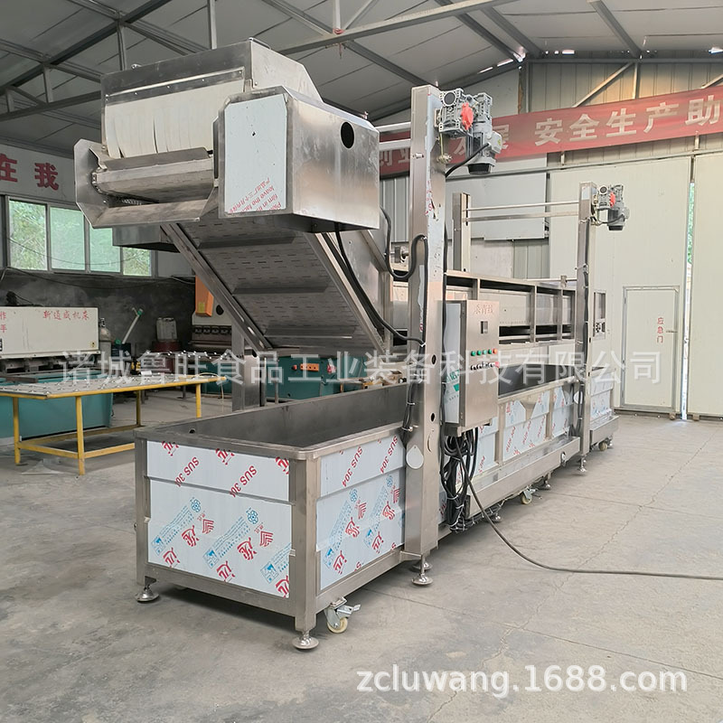 白菜丝杀青流水线 预制菜杀青护色机  土豆片预煮机