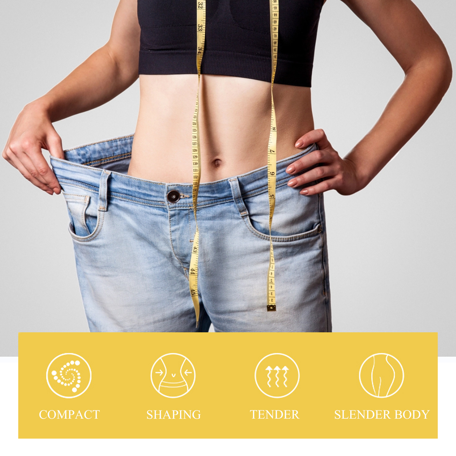 Jaysuing Elektrický zpevňující a tvarující masáž stehenních svalů, krém na krásu břicha a pokožky_voghion.com