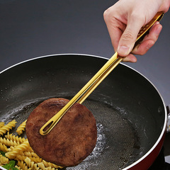 Korean barbecue clips 304 stainless steel barbecue clips slate barbecue buffet grill clips golden extended bread clips