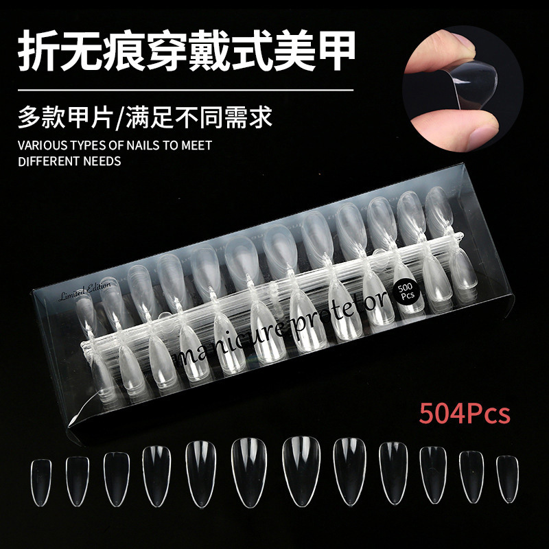 Diverse fake nails for manicure
