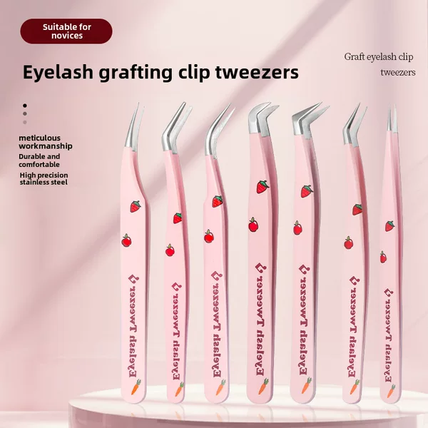 False Eyelash Tweezers, Eyelash Extension Applicator, Eyelash Artist Blossom Set, Stainless Steel Eyelash Curler, Phoenix Clip