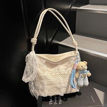 艾米兔女包2026新款休闲甜美风韩系时尚洋气质感百搭单肩水桶包B3