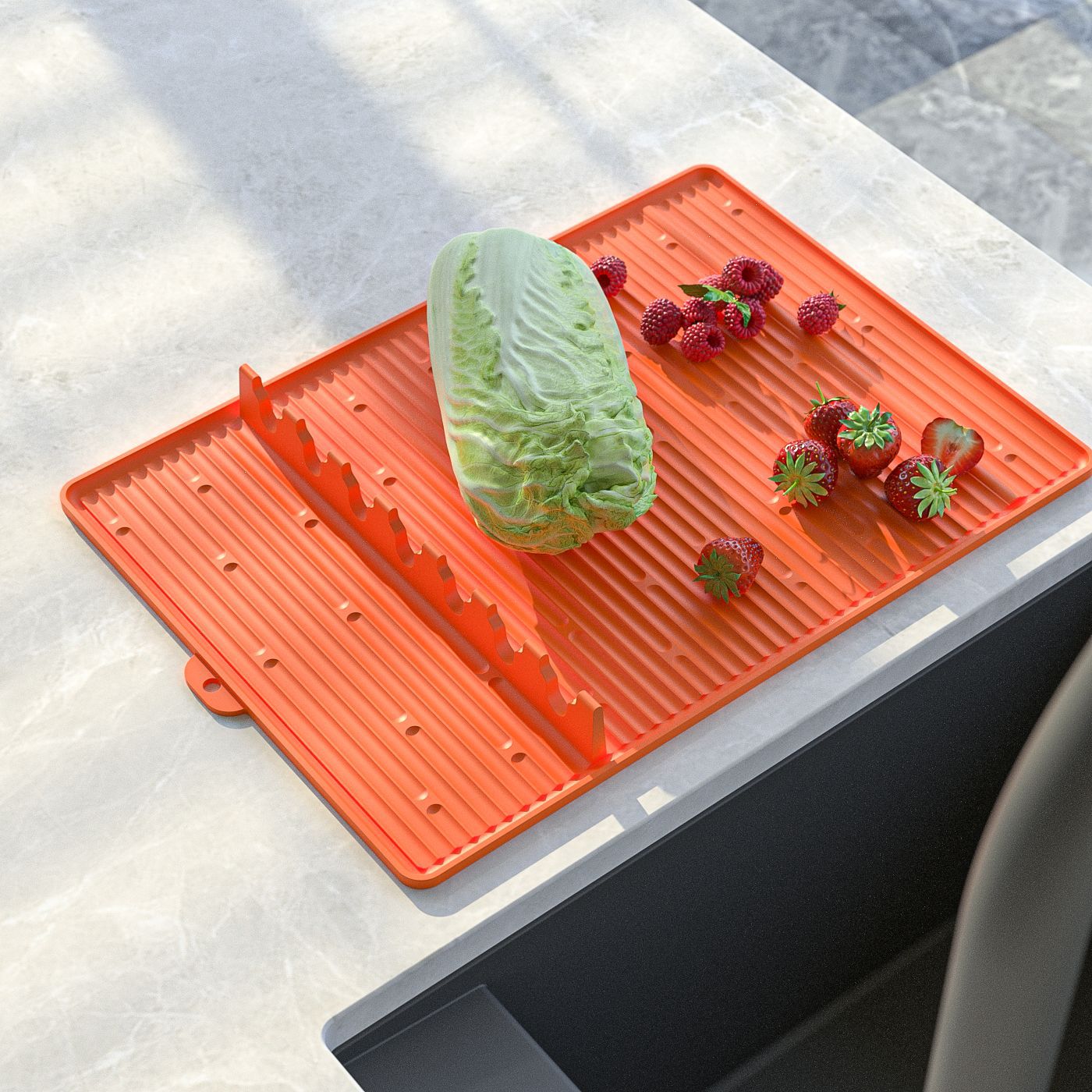 Nueva almohadilla de herramienta de horno de piedra negra transfronteriza almohadilla protectora de silicona almohadilla de limpieza a prueba de polvo bandeja de barbacoa almohadilla protectora de silicona