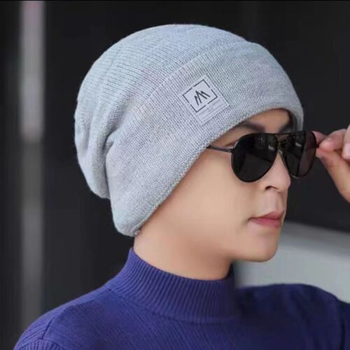 Cashmere Hat for Men and Women, Korean Style Trendy Bump Hat, Thick and Fuzzy Ear Protection, Warm and Versatile Knitted Hat