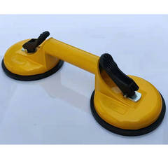 Aluminum alloy double-claw glass suction cup manual bright vacuum glass suction cup wholesale home renovation moving tile fixer