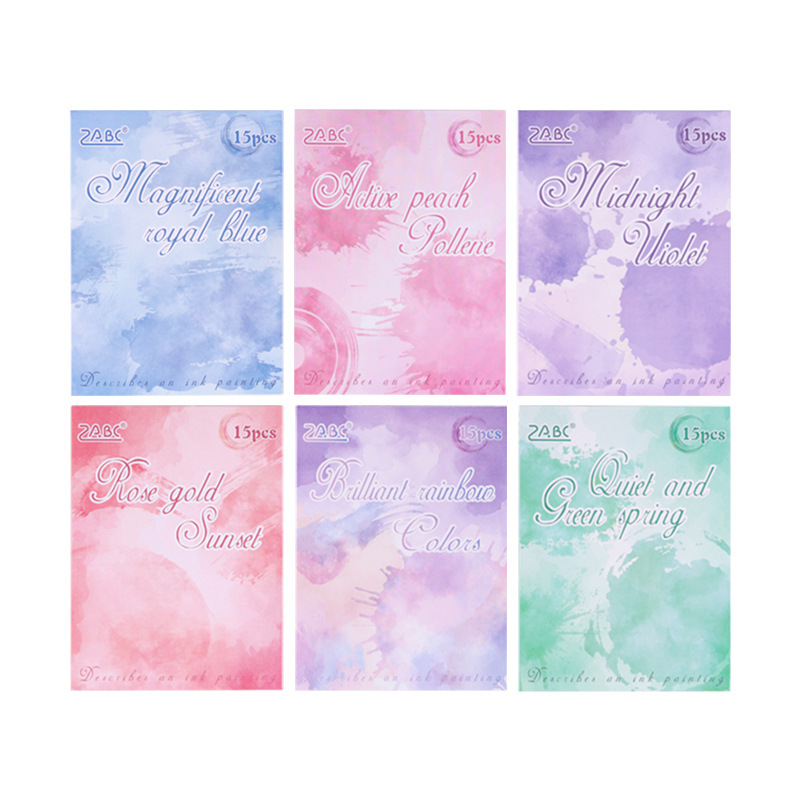 Colorido sueño transparente pegatinas impermeables para mascotas bolsas diy diario de mano pegatinas paisajísticas pegatinas de tinta