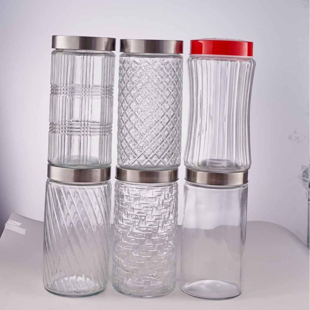 1089多种花色玻璃密封罐透明多功能专用食品级大容量储物密封收纳