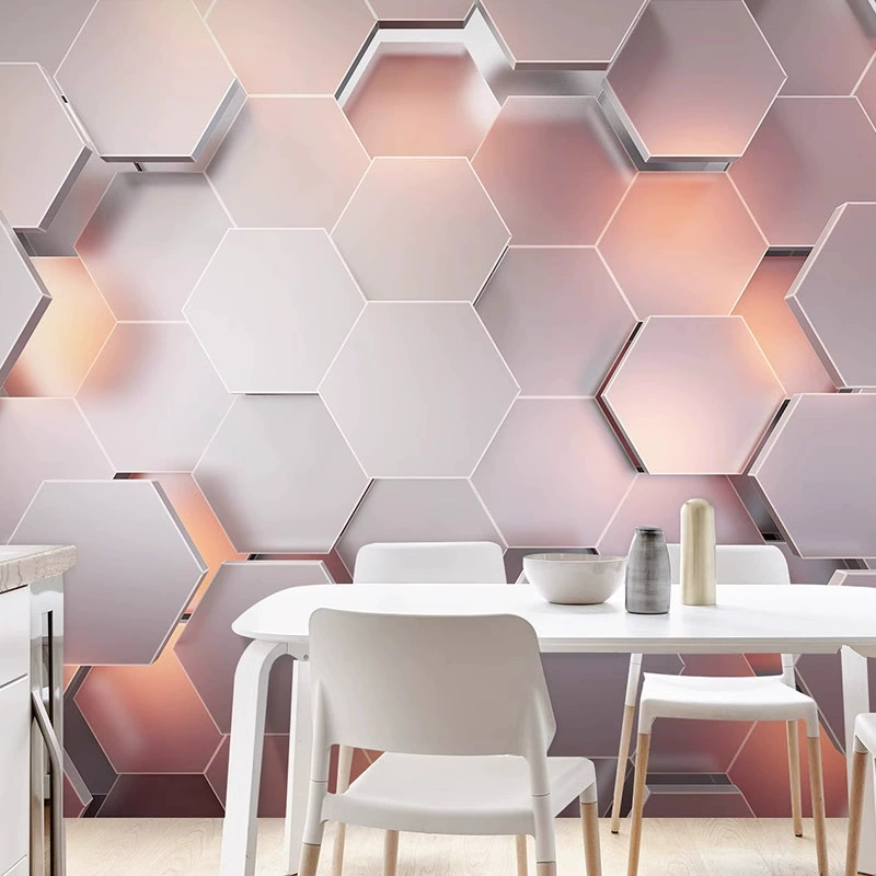 5d wallpaper concave and convex geometric clothing store bar office barber shop live broadcast background wallpaper self-adhesive wallpaper