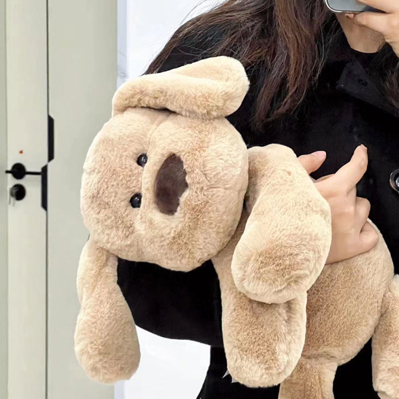 かわいい子犬人形ぬいぐるみベッドで寝ている人形犬人形なだめる枕誕生日ギフト|undefined