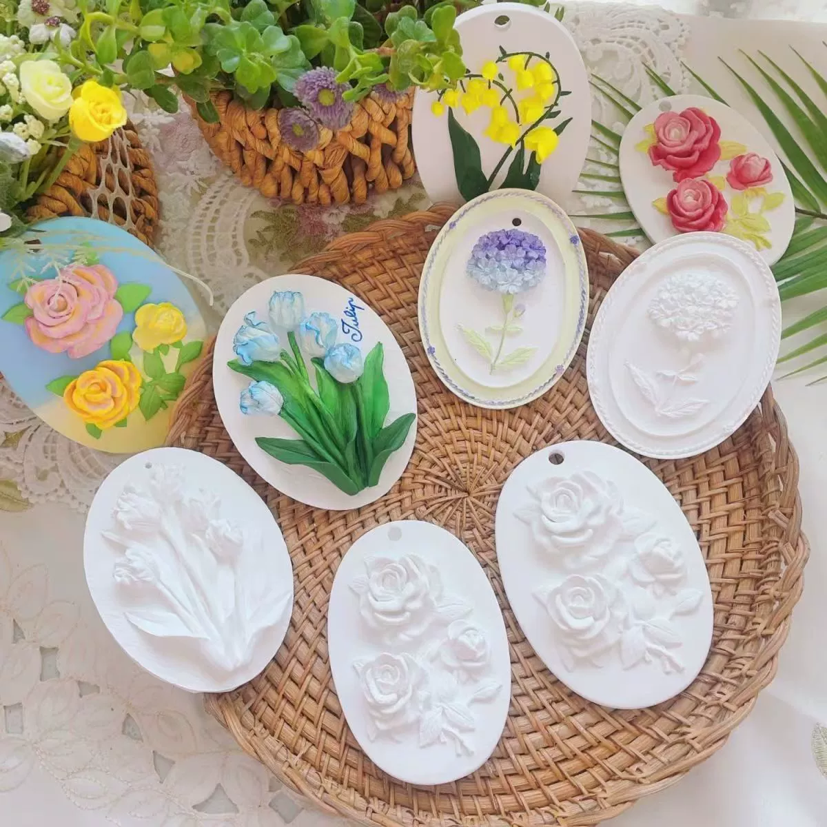 Флоральная ароматерапия, брендовaя расписная кукла handmade, розы, оптовая продажа