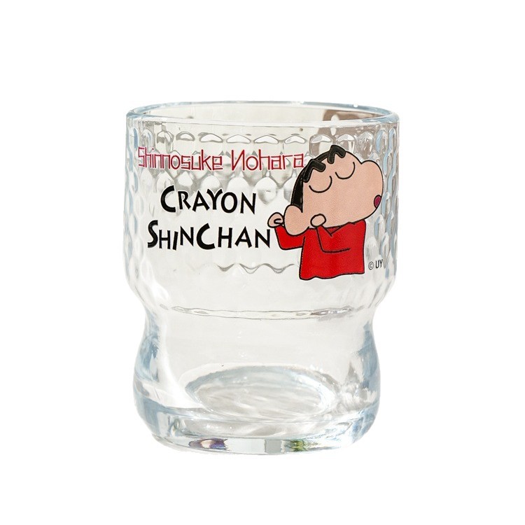 Nuevo Crayon Shin-chan de marca compartida Taza de leche linda de alto valor Juego de regalo de mano Taza de agua de verano Regalo