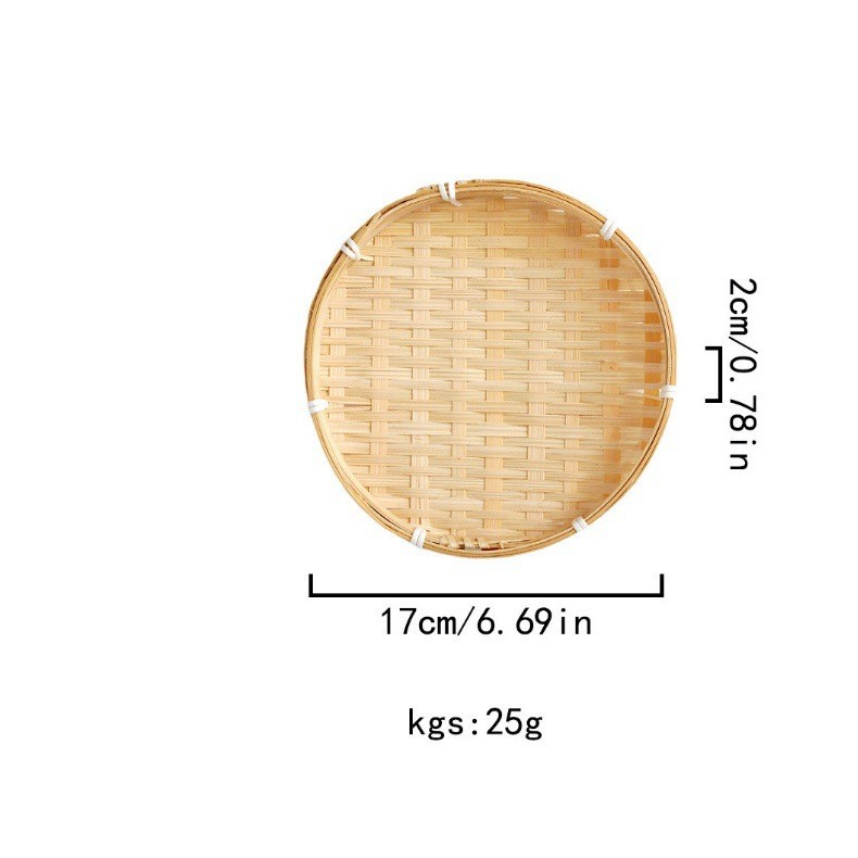 Cestas de frutas tejidas a mano multicapa estantes de bambú de almacenamiento chino bandeja de bambú decoración de boda