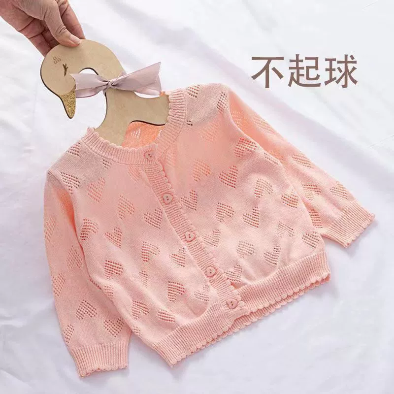 Хлопковая летняя тонкая накидка для ранних возрастов девочек, одежда для защиты от солнца, куртка, кардиган