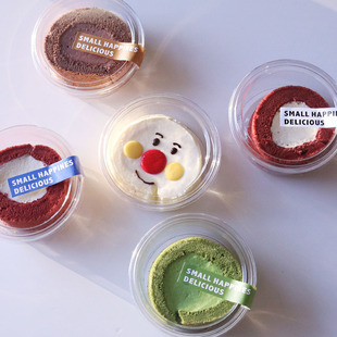 Internet Celebrity Single Pack Cut Cake Roll Baking Packaging Tiramisu Mousse Cream Fruit Cake Transparent Box