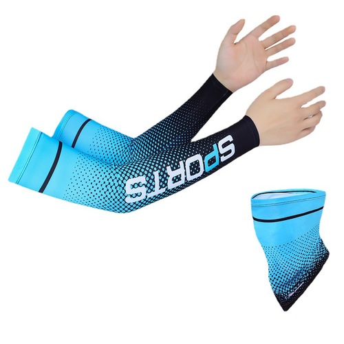 New Summer Wholesale Sun Protection Ice Sleeves, Extended Driving and Cycling Arm Sleeves, Protective Arm Ice Silk Sleeve Covers for Men and Women, Cross-Border Dropshipping