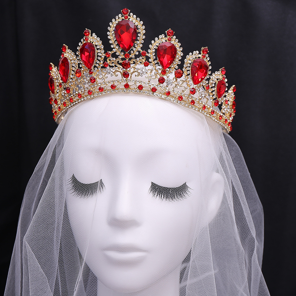 410g Weight Crown Hair Accessories Type 1 Piece Quantity Wedding, Birthday, Festival Occasion Alloy Material Crown Pattern Women's Gender Diamond Design Elegant, Romantic Style Elegant Romantic Women's Crown Alloy Diamond Crown 1