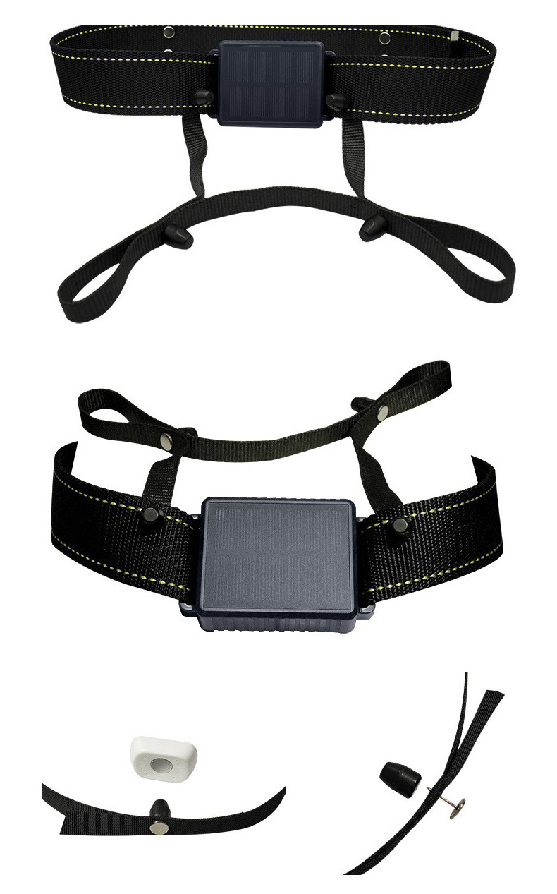 Carefully Selected Gps Tracker for Cattle, Horses, and Sheep, Baokangyuan Solar-Powered Rechargeable Tracking Collar for Grazing to Prevent Loss