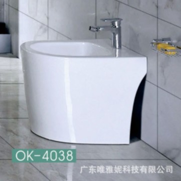 Lavadora para mujeres de piso (OK - 4038) Europa fácil de limpiar, limpieza corporal femenina, estilo europeo.
