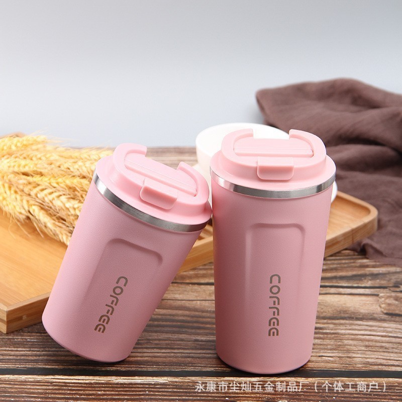 Taza de café de tercera generación Taza termo de acero inoxidable 304 Taza de agua potable directa de negocios Taza portátil para automóvil Regalo al por mayor