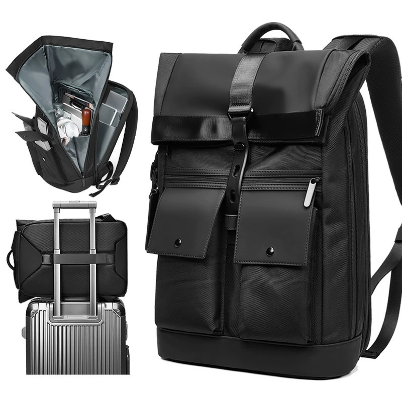 Backpack, laptop, school bag for leisure, business version
