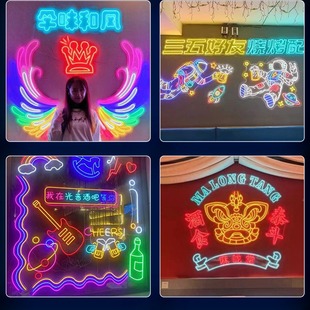 Bar Barbecue Atmosphere Light with Night Market Popular Wall Decorative Light Sign Billboard Sign Led Neon Light Luminous Characters