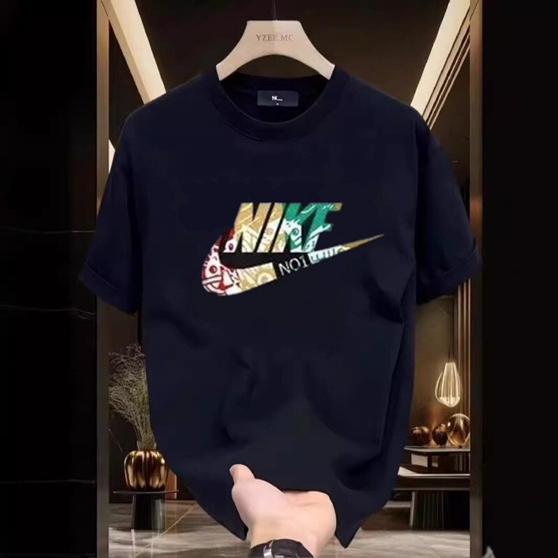 Spring and Summer 2025 New Couple Dress Cross-border Short-sleeved Top Trend Special Niche Design Sense Half-sleeved T-shirt for Men