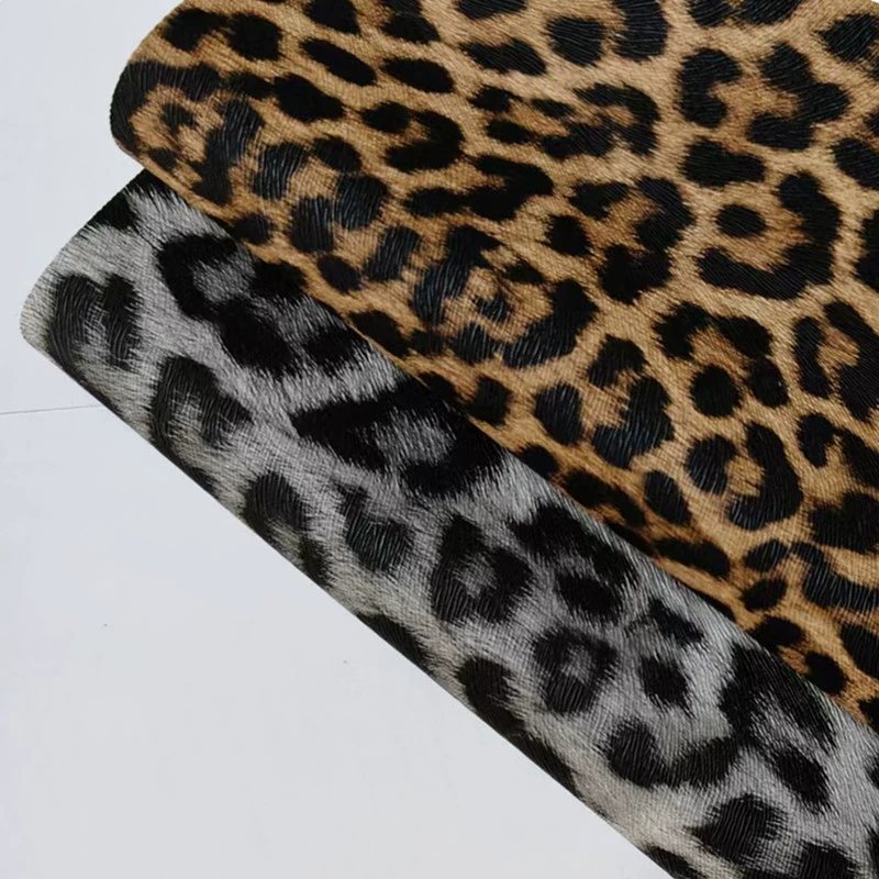 Самоклеящаяся ткань с леопардовым принтом, искусственная кожа, упаковочная коробка, тканевая обертка для стен, жесткая ткань для DIY.