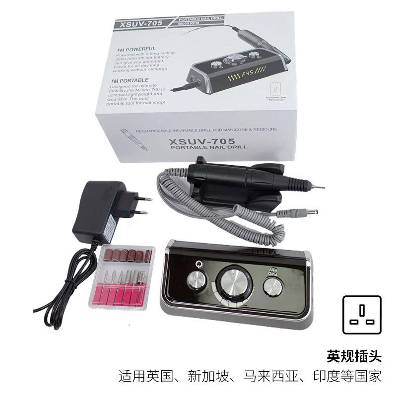 Nuevo amolador de uñas de escritorio amolador de almacenamiento de pantalla 45000RPM amolador de uñas profesional de descarga transfronterizo