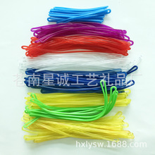 供应品质保证透明塑料绳 透明PVC绳子 透明塑胶绳 PVC彩色胶绳