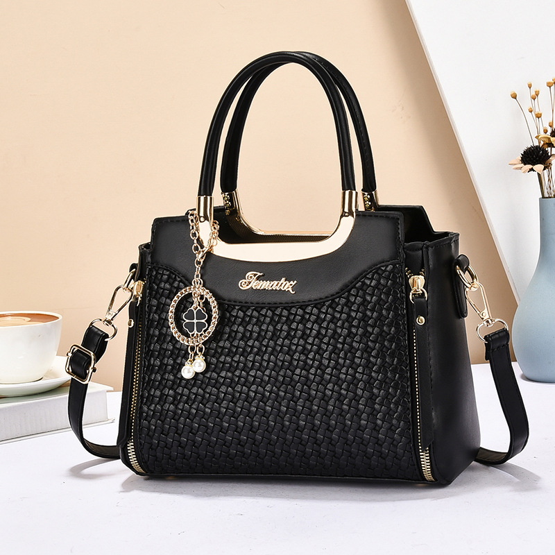Cross-Border Women's Versatile Woven Handbag New Luxury Texture Shoulder And Crossbody Bag Fashionable And Elegant