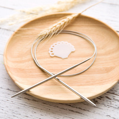 Circular needle stainless steel hollow knitting scarf bamboo circular needle knitting needles yarn knitting scarf knitting tools