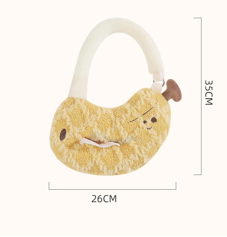 Car Seat Back Tissue Hanging Bag Car Interior Decoration Supplies Car Tissue Box Hanging Car Tissue Box Creative and Cute