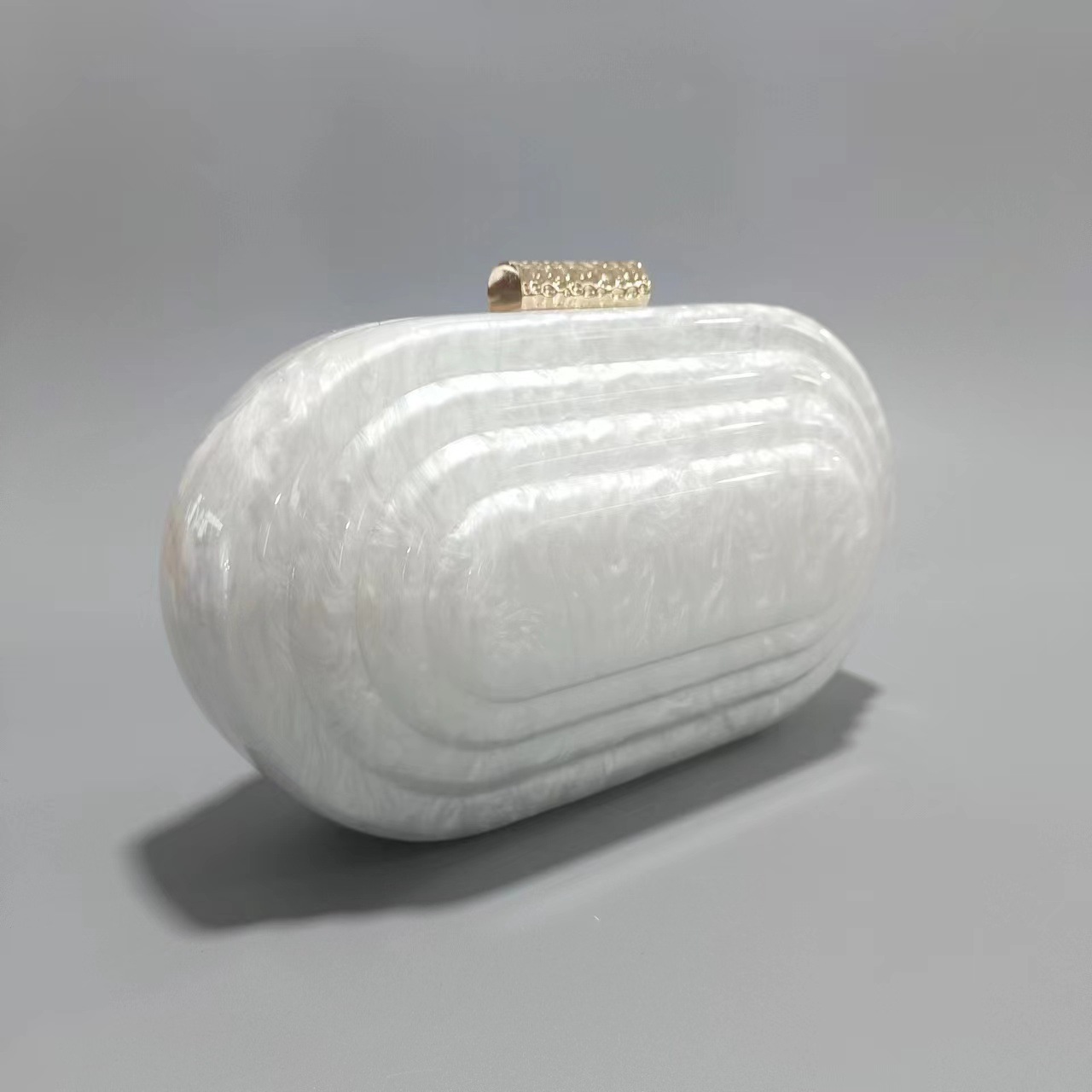 Borsa a tracolla leggera e lussuosa in acrilico da donna con tracolla a catena, pochette con stampa serpente retrò per feste serali, uso quotidiano, borsa a tracolla con catena in acrilico_voghion.com