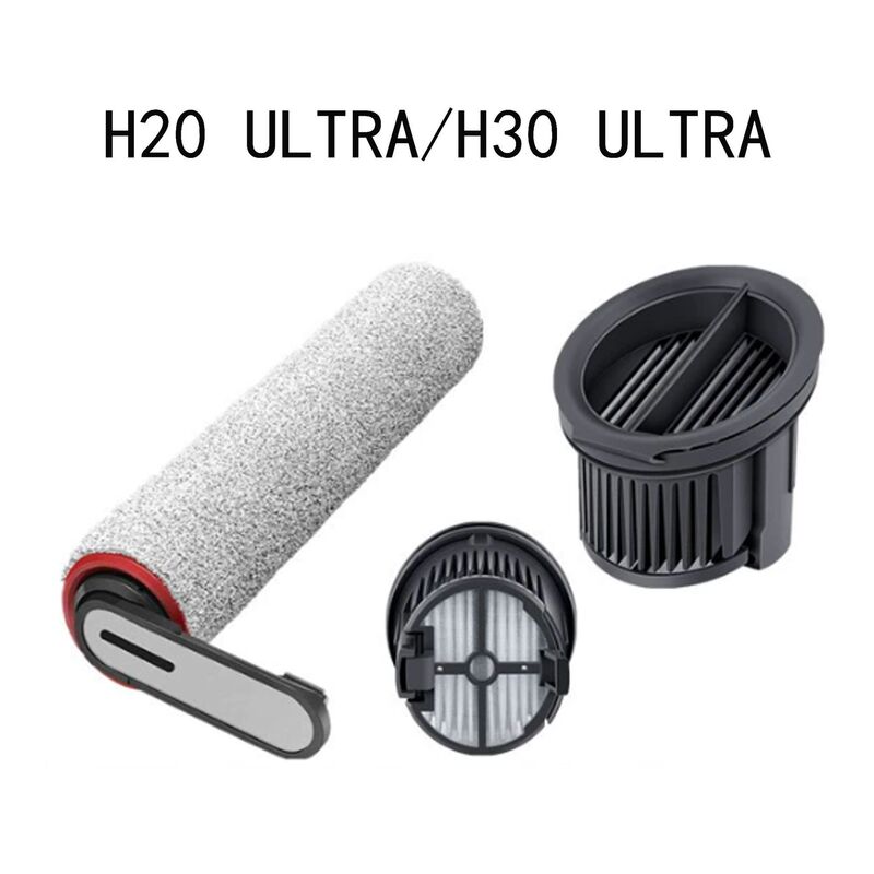 Compatible with Dreame H20 Ultra/H30 Ultra Flat Version Roller Brush Filter Element and Floor Cleaning Liquid Compatible with Dreame H20 Ultra/H30 Ultra Flat Version Roller Brush Filter Element and Floor Cleaning Liquid