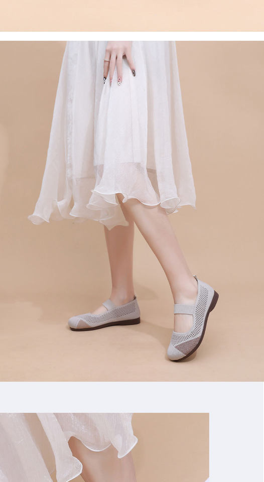 Giày lười nữ thân lưới thoáng khí đế mềm chống trượt mũi tròn — F26 Vợt Tennis Nữ - Tím, F26 Vợt Tennis Nữ - Đen, F26 Vợt tennis nữ - màu be, F26 Vợt tennis nữ - màu nâu cà phê chi tiết 21