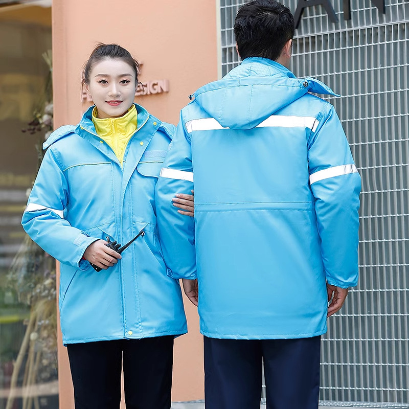 Petróleo engrosado antiestático ropa de trabajo chaqueta de algodón estación de servicio estación de servicio antifría calentamiento ropa interior de algodón