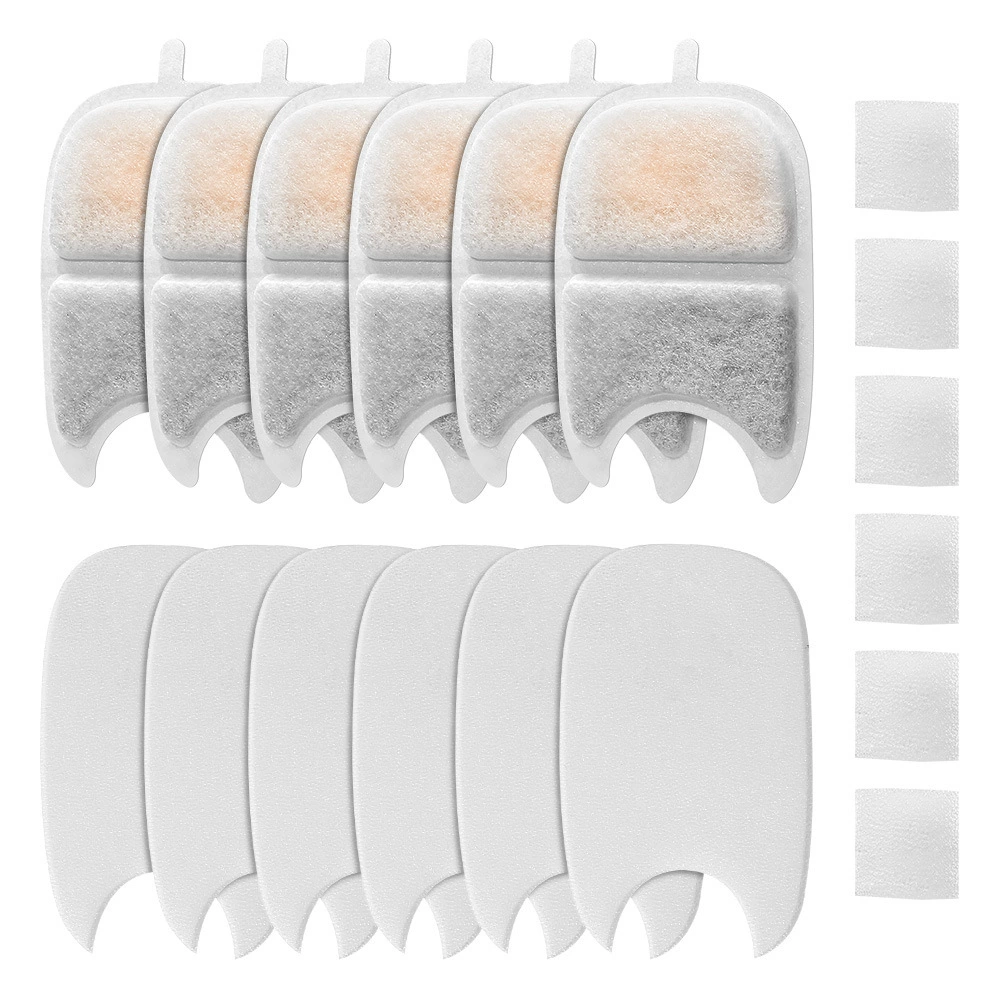 Питьевая вода для домашних животных Фильтрующий элемент кошачий водяной корм заменяет фильтрующий элемент в форме лопаты с активированным углем для циркуляции воды фильтр сердечник универсальный