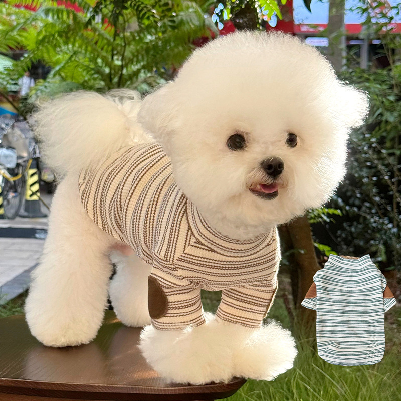 狗狗衣服秋季泰迪比熊博美约克夏雪纳瑞贵宾小型犬宠物打底衫秋天|undefined