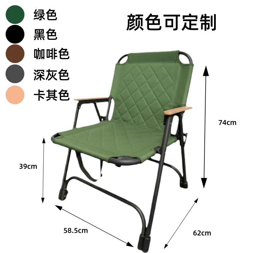 Sillas plegables al aire libre transfronterizas sillas de algodón semit sillas de barbacoa sillas de pesca sillas de picnic portátiles sillas de camping
