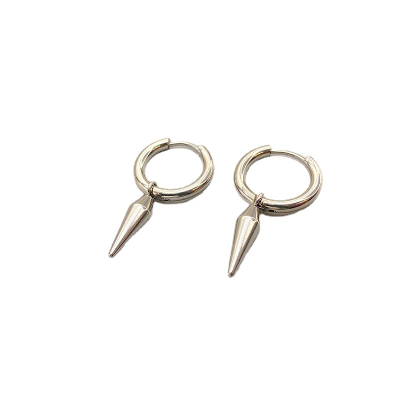brand fashionable platinum trend earrings hip-hop style