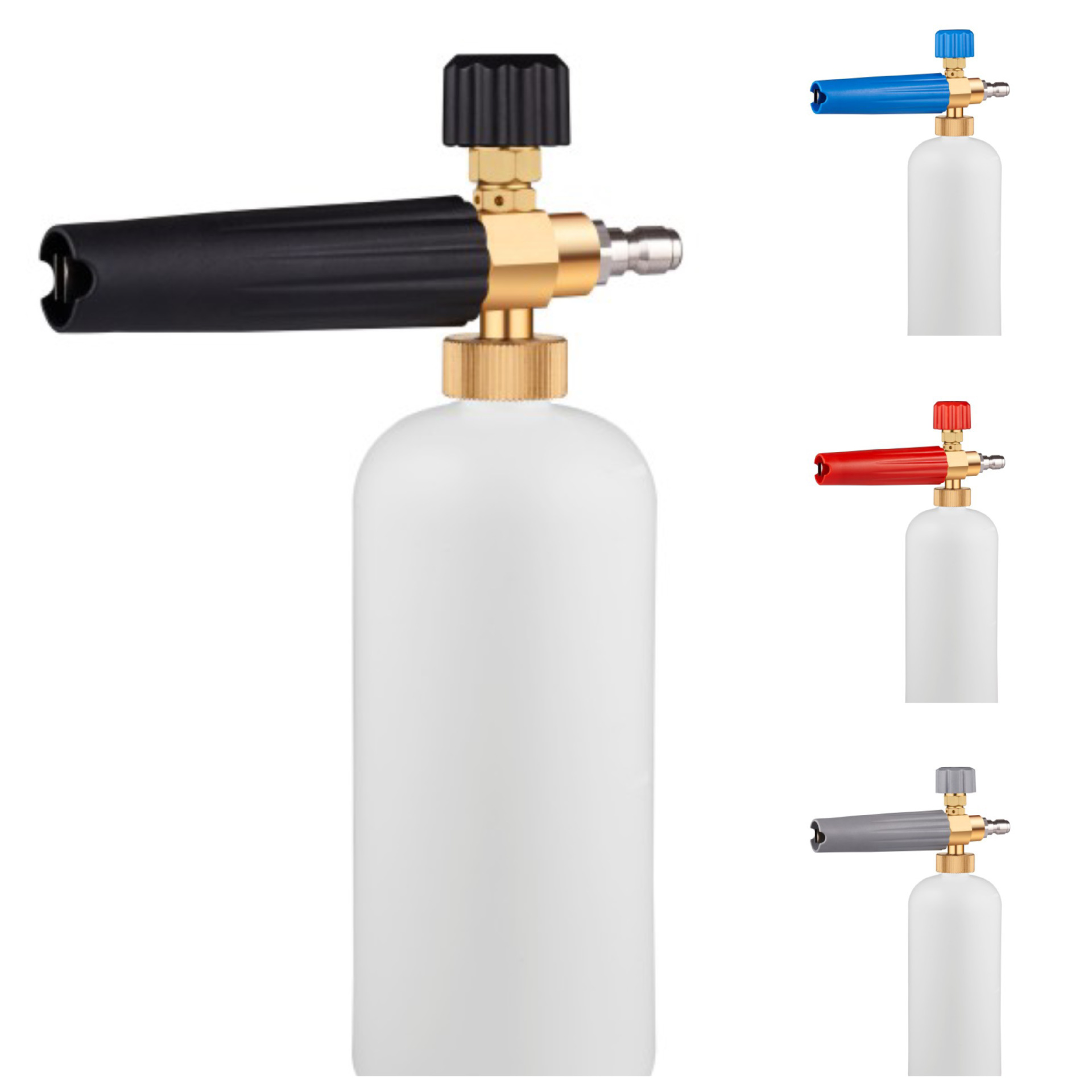 厂家直销高压泡沫枪清洗机洗车泡沫壶高压水枪一件代发pa壶铜体1L