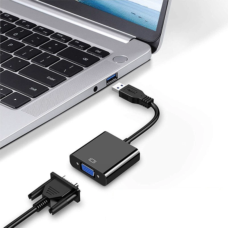 Интерфейс USB к VGA для проектора, внешний графический USB 3.0 конвертер VGA, преобразование дисплея, проводка