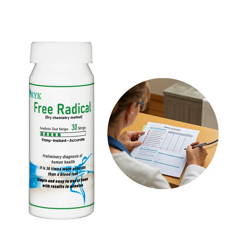 Тест-полоски для определения свободных радикалов, анализ мочи, обнаружение заболеваний почек и сердца, быстрый тест на заболевания человека, прямые продажи в больницы, OEM