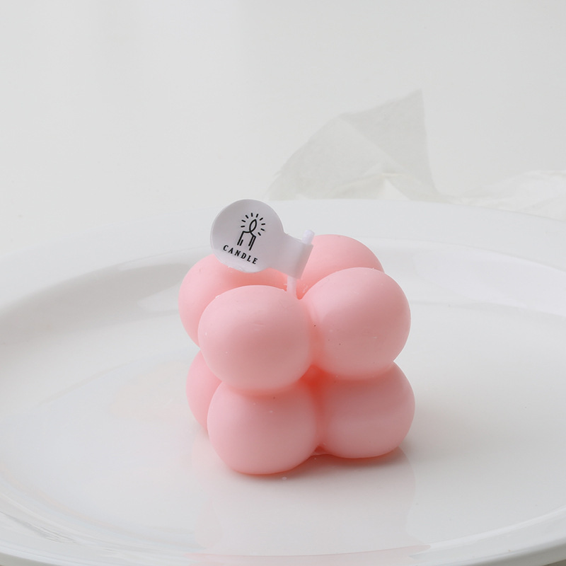 Pequeño cubo de Rubik, velas de aromaterapia, regalos de cumpleaños, recuerdos creativos hechos a mano, fragancias, velas de aromaterapia al por mayor