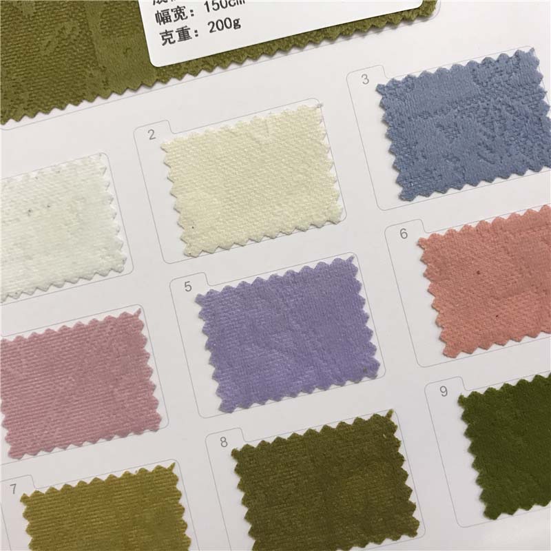 仿醋酸绒布丁格梭织布料22个色现货供应厂家直销套装面料913C1768