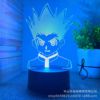 3D night light cross -border supply full -time hunter Siso USB touch colorful touch remote control anime department