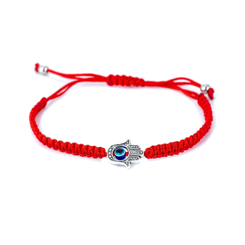 Evil Eye Bracelet Devil Eye Bracelet Adjustable Hand Rope Protection Bracelet Friendship Couple Hand-woven Hand Rope