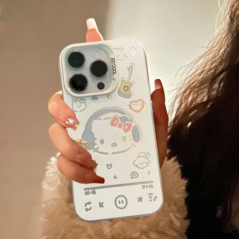 Sanrio Headphones Hello Kitty Compatible with Apple 17 Pro Max Phone Case 16 Plus Shockproof 14 Pochacco 13 Sanrio Headphones Hello Kitty Compatible with Apple 17 Pro Max Phone Case 16 Plus Shockproof 14 Pochacco 13