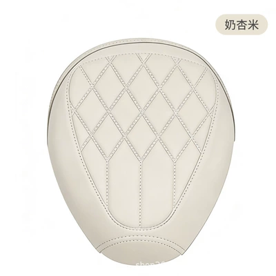 cover, universal seat cover – Electric car cushion - milky-apricot-teardrop-embossing-front-seat-cover