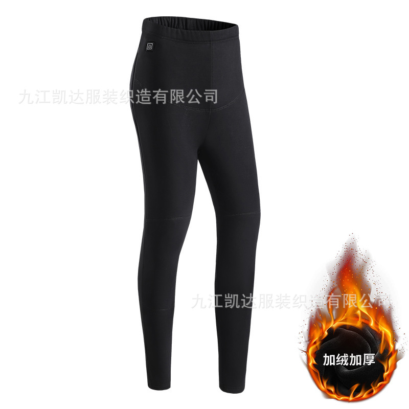 Selección estricta de calentamiento transfronterizo ropa interior caliente doble conector USB carga inteligente temperatura constante hombre y mujer conjunto de calentamiento
